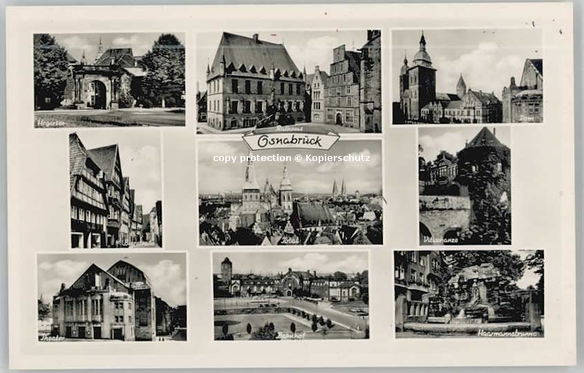 OSNABRueCK  CITY Osnabrueck  ungelaufen ca. 1955