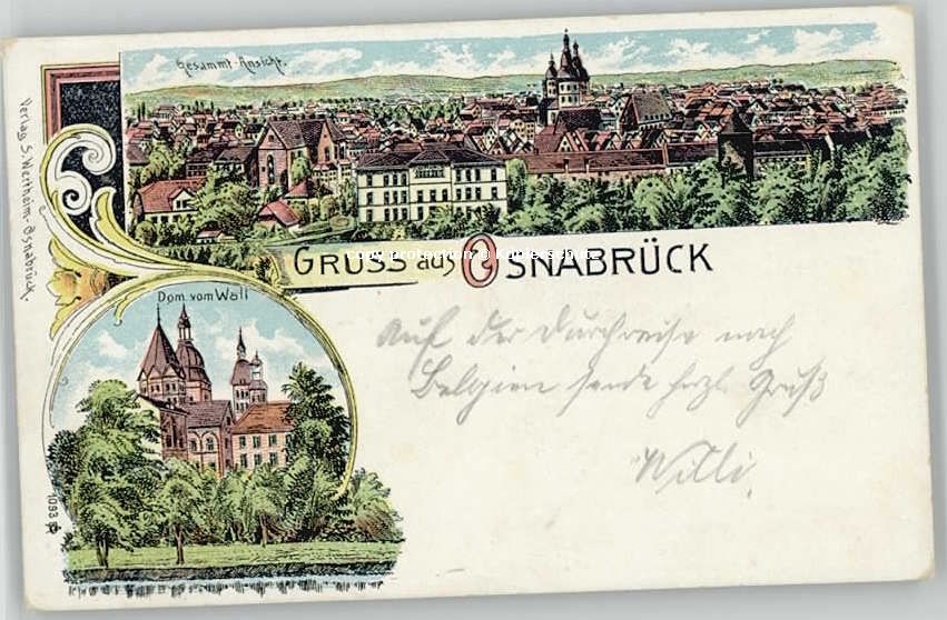 Osnabrueck Osnabrueck Feldpost x 1914