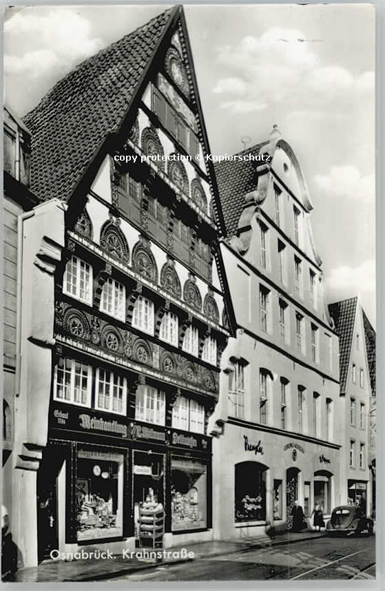OSNABRueCK  CITY Osnabrueck Krahnstrasse ungelaufen ca. 1955