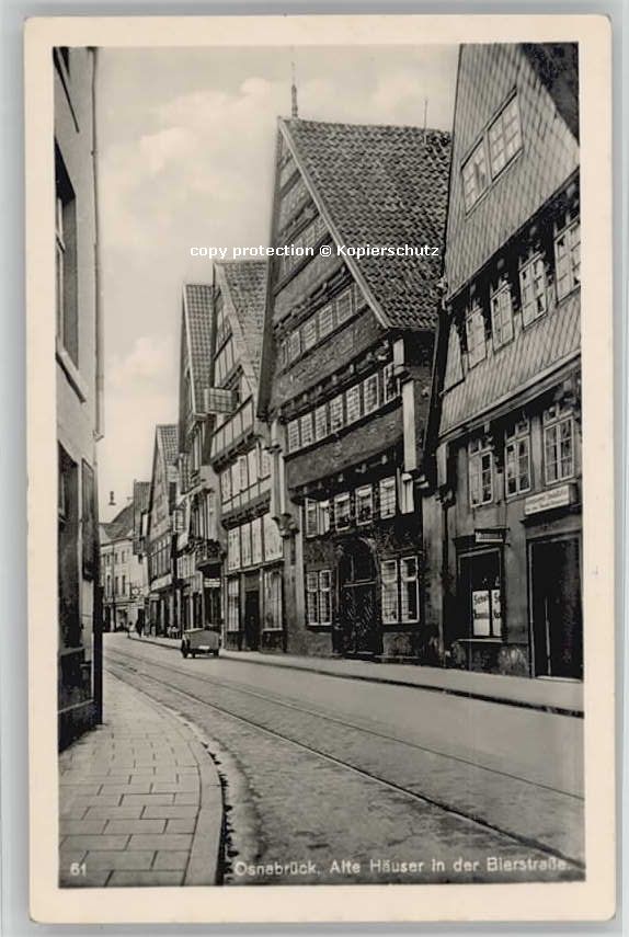 OSNABRueCK  CITY ierstrasse x 1954