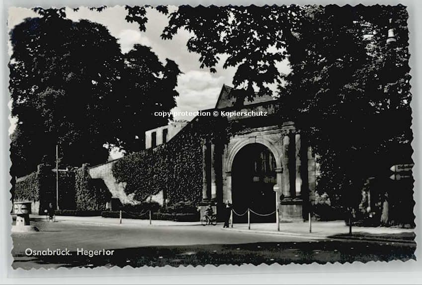 OSNABRueCK  CITY Osnabrueck Hegertor ungelaufen ca. 1955