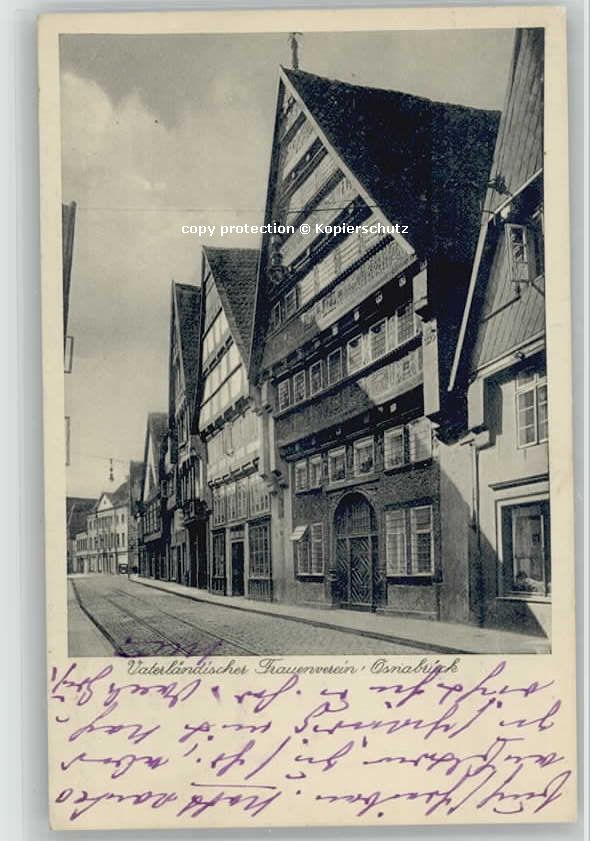 OSNABRueCK  CITY rauenverein x 1930
