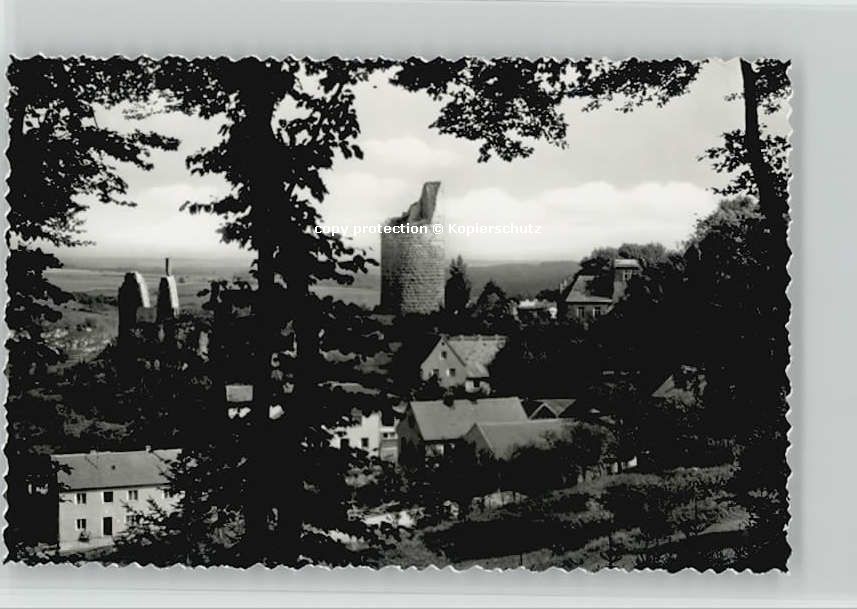 Altmannstein Ruine Burg Stein ungelaufen ca. 1955