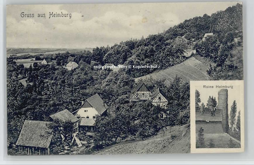 Heimburg Ruine Heimburg x 1916