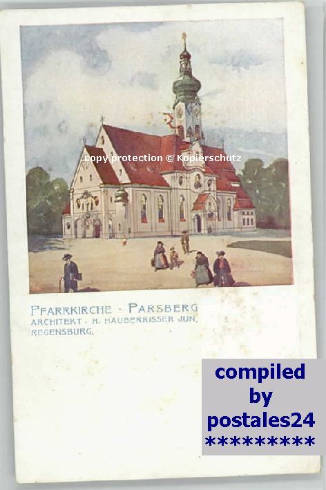 Parsberg Oberpfalz Parsberg  ungelaufen ca. 1920