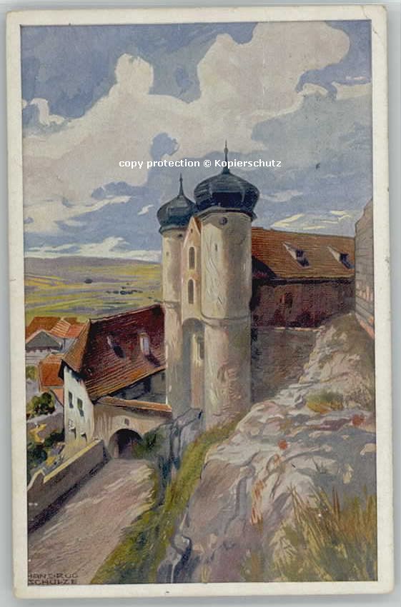 Parsberg Oberpfalz Schloss KünstlerProf. Hans Rud. Schulze