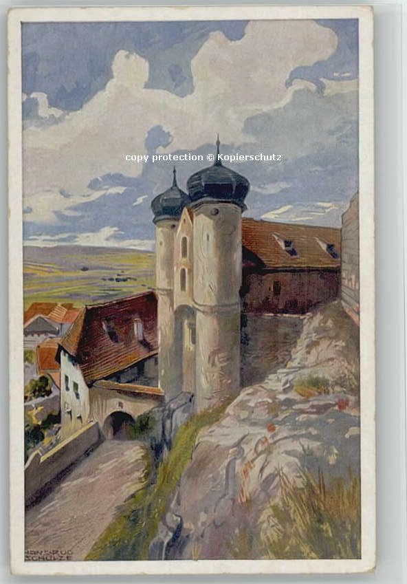 Parsberg Oberpfalz Schloss KünstlerProf. Hans Rud. Schulze