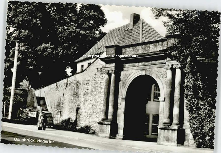 OSNABRueCK  CITY Osnabrueck Hegertor ungelaufen ca. 1965