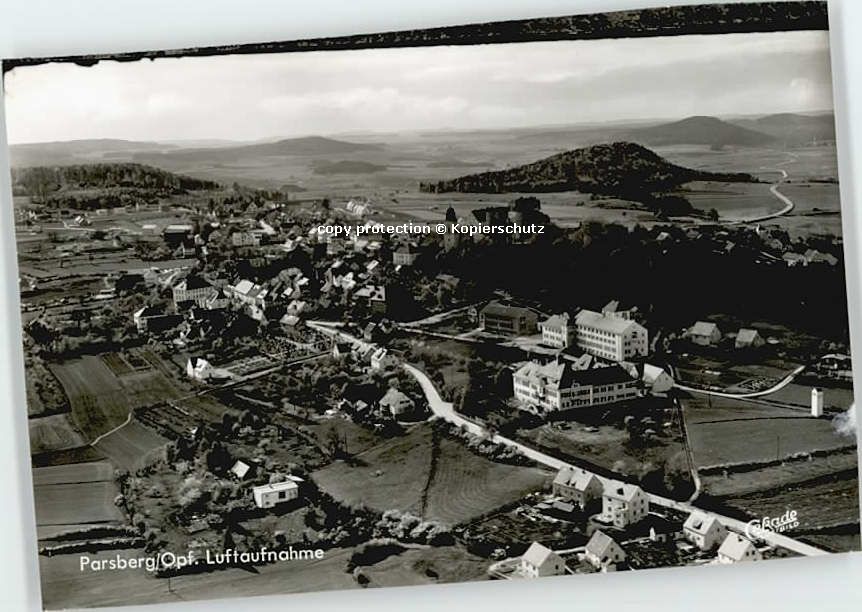 Parsberg Oberbayern Parsberg Oberpfalz Fliegeraufnahme unge