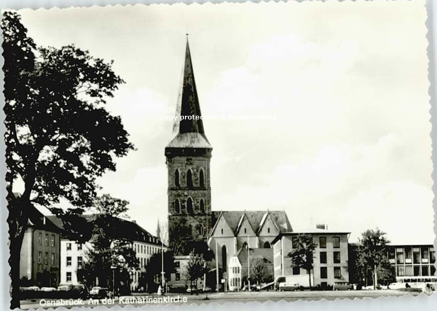 OSNABRueCK  CITY Osnabrueck Katharinenkirche ungelaufen ca. 1965