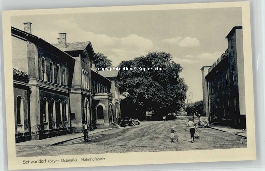 Schwandorf Bahnhofsplatz * 1940