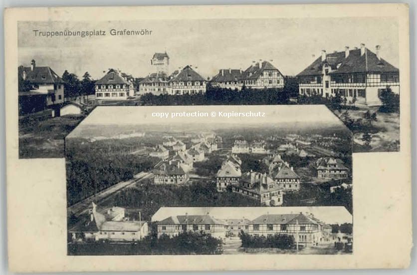 Grafenwoehr ruppenübungsplatz Feldpost x 1917
