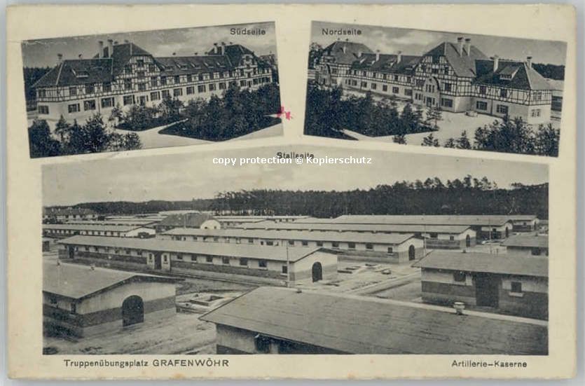 Grafenwoehr ruppenübungsplatz Feldpost x 1917