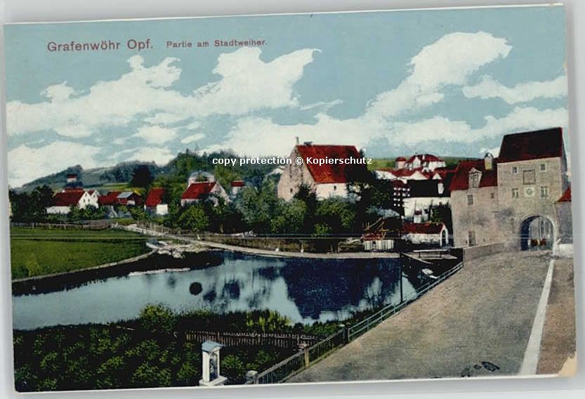 Grafenwoehr tadtweiher Feldpost x 1916