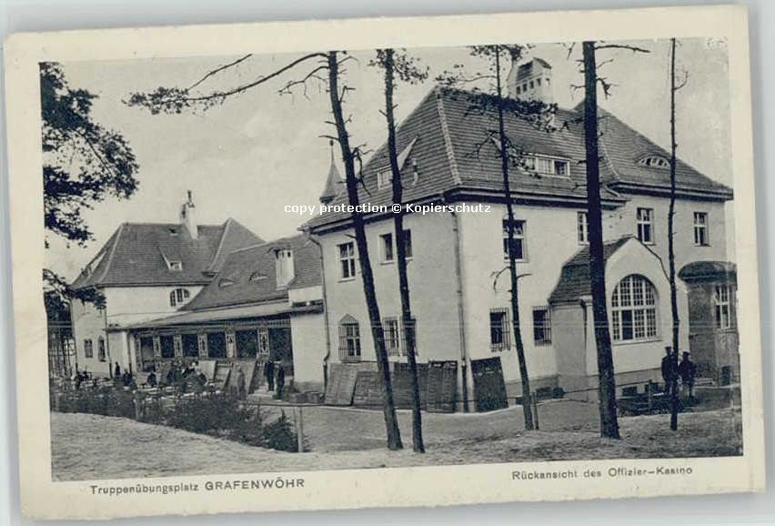 Grafenwoehr ruppenübungsplatz Offizierkasino Feldpo