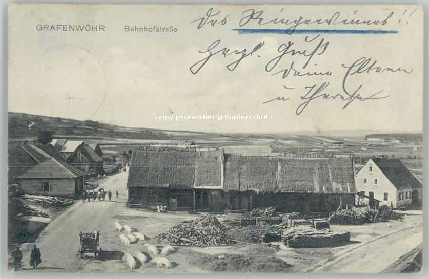 Grafenwoehr ahnhofstrasse x 1911