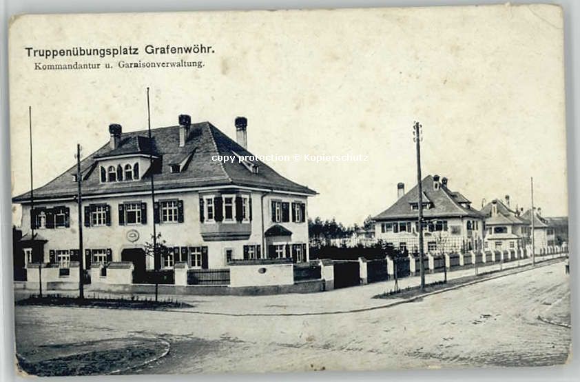 Grafenwoehr ruppenübungsplatz Feldpost x 1916