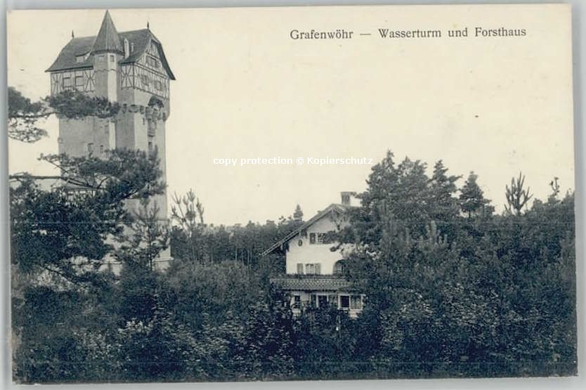 Grafenwoehr ruppenübungsplatz Wasserturm Forsthaus