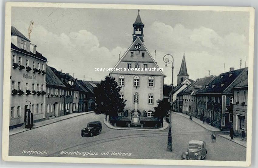 Grafenwoehr indenburgplatz Rathaus x 1933