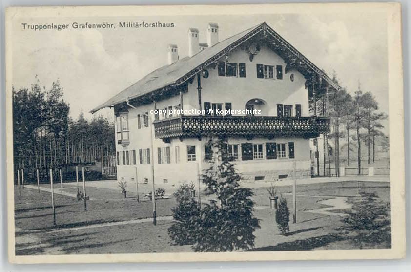 Grafenwoehr ilitärforsthaus x 1913
