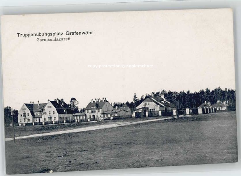 Grafenwoehr arnisionslazarett * 1910