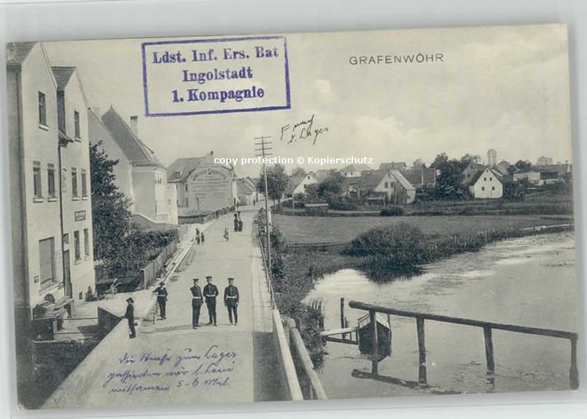 Grafenwoehr eldpost x 1915