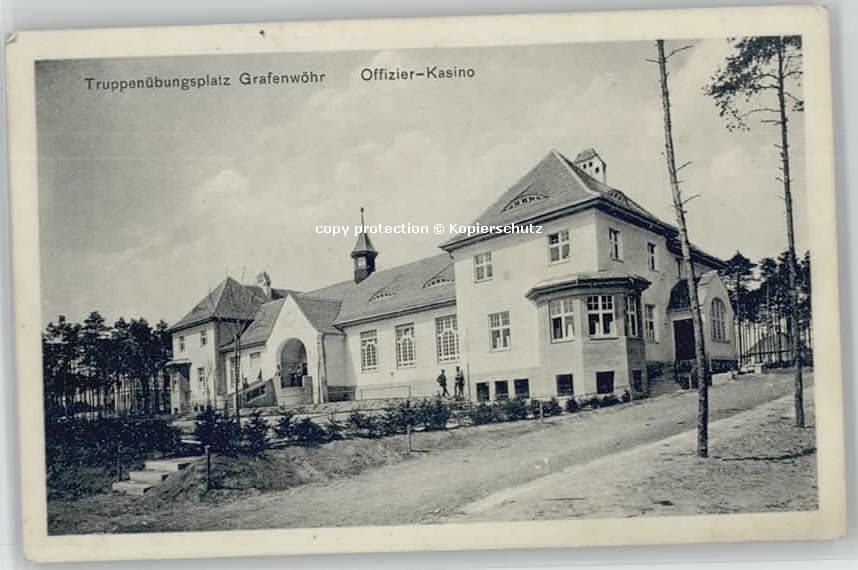 Grafenwoehr ffizier Kasino Feldpost x 1915