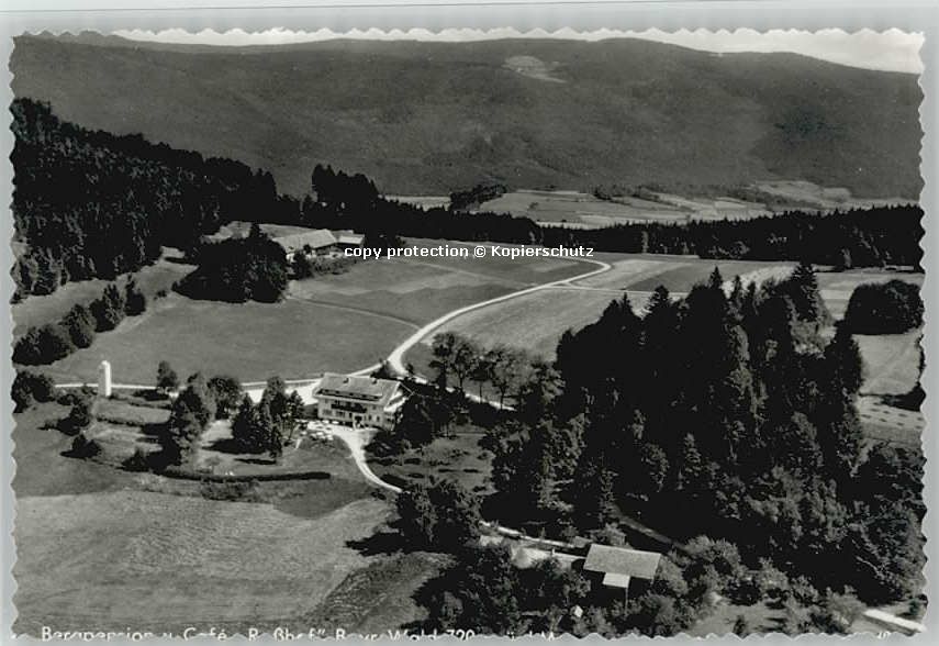 Geigant Waldmuenchen Cham Bayern Hotel Pension Rosshof Fliegeraufnahme * 1955