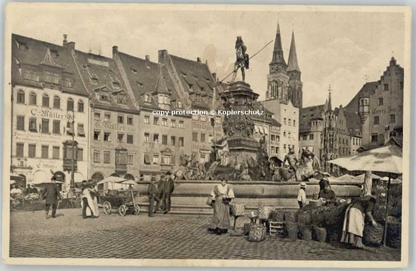 NueRNBERG CITY arktplatz x 1908