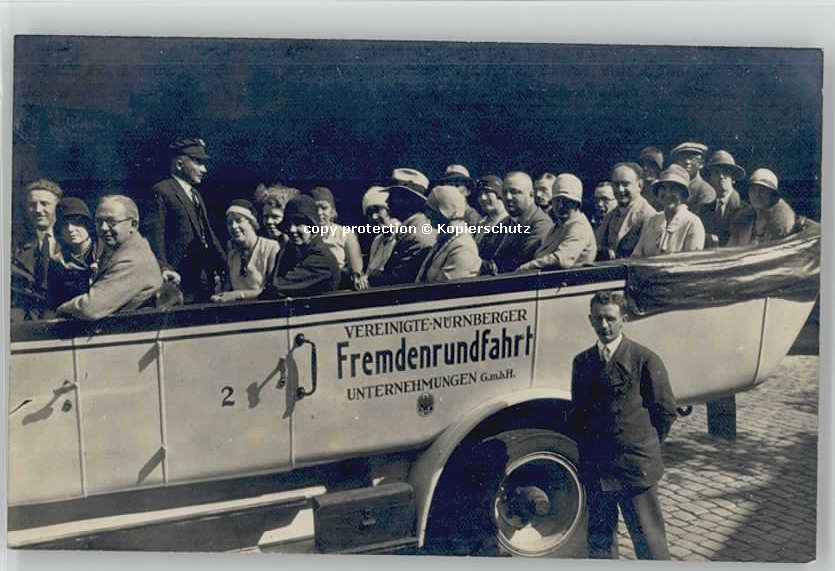 NueRNBERG CITY remdenrundfahrt * 1910