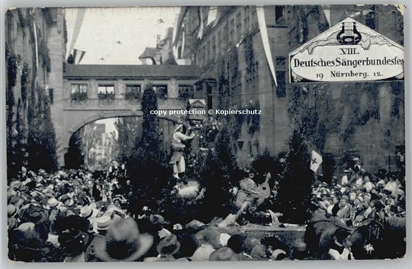 Nuernberg Nuernberg Saengerbundesfest * 1912