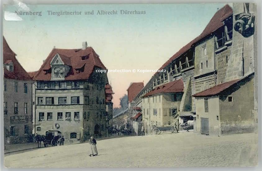 NueRNBERG  CITY lbrecht Duererhaus x 1912