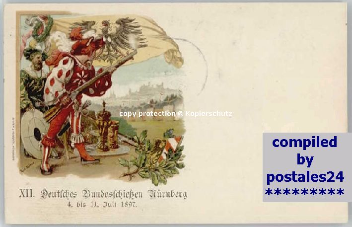 Bundesschiessen Nürnberg Deutsches Bundesschiessen x 19