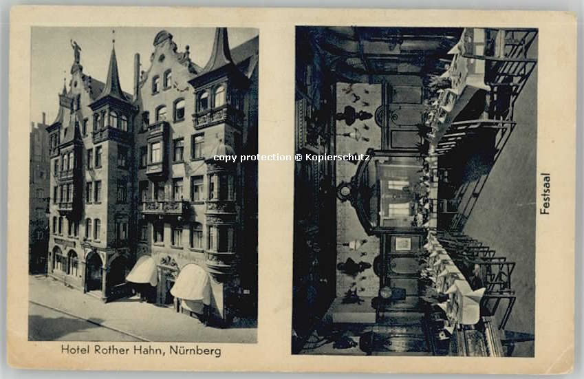 NueRNBERG  CITY Hotel Rother Hahn x 1920