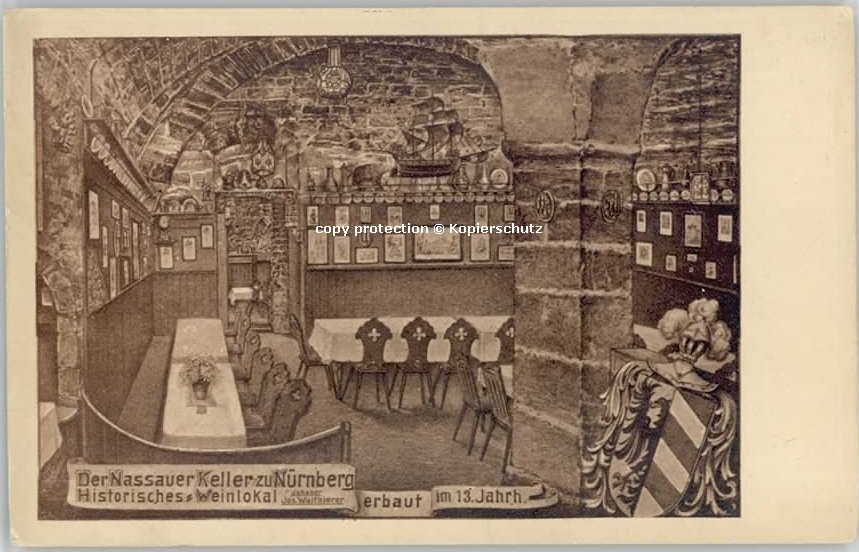 NueRNBERG  CITY Nuernberg Nassauer Keller * 1920