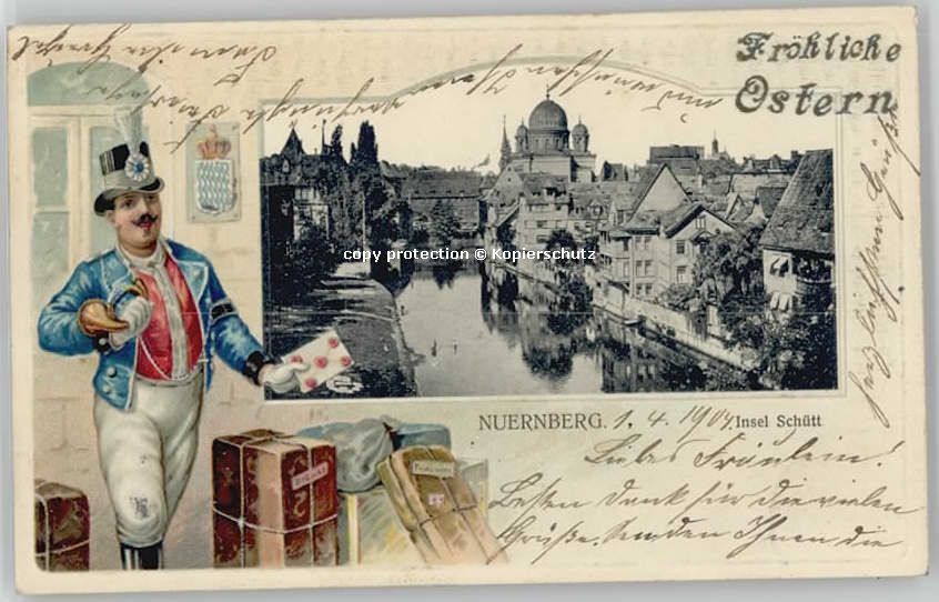 Nuernberg Nuernberg Insel Schuett x 1914