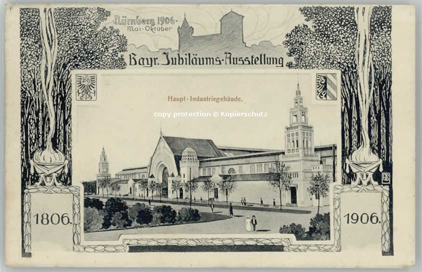 Nuernberg ayerische Jubiläums-Ausstellung x 1906