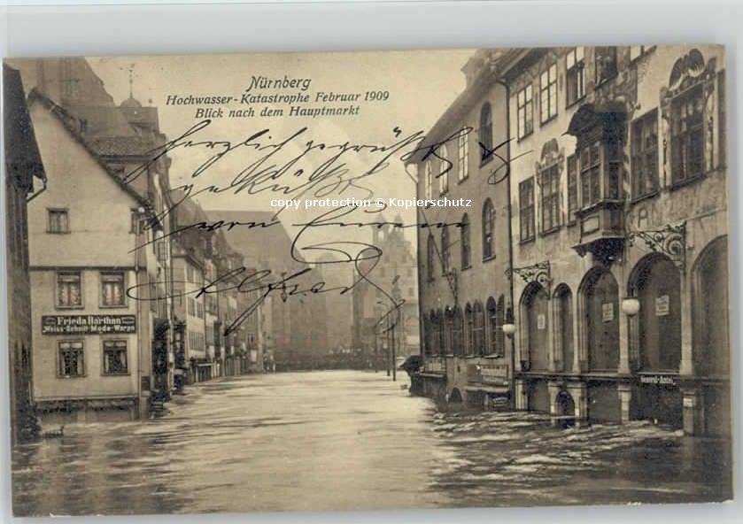 Nuernberg Nuernberg Hochwasser-Katastrophe Hauptm