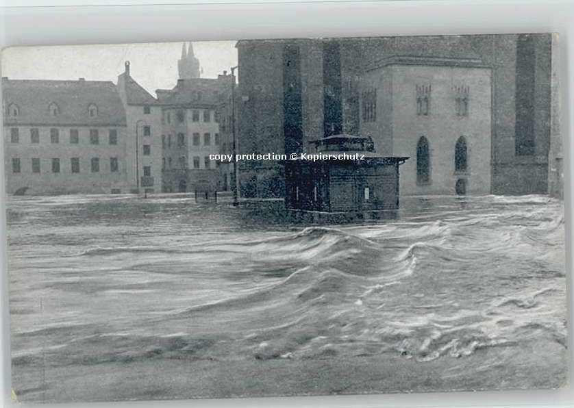 NueRNBERG CITY ochwasser-Katastrophe Obstmarkt * 1909