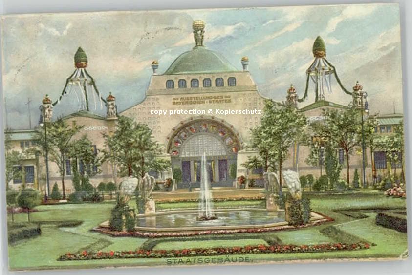 Nuernberg taatsgebäude x 1906