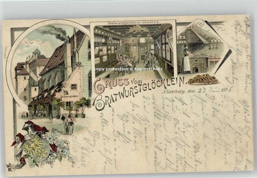 Nuernberg Nuernberg Bratwurstgloecklein x 1896