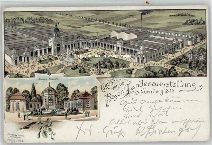 Nuernberg Nuernberg Bayerische Jubilaeums-Ausstel