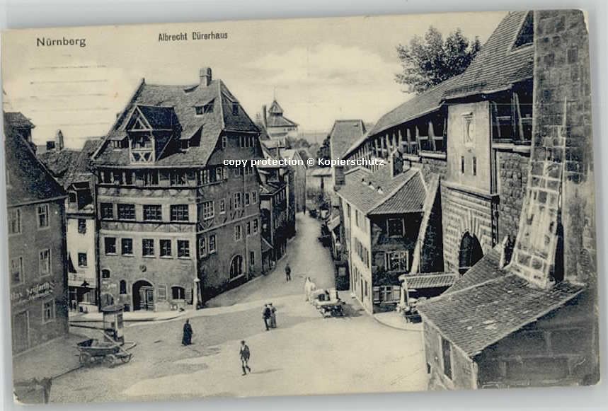 NueRNBERG CITY lbrecht Duerer Haus x 1912