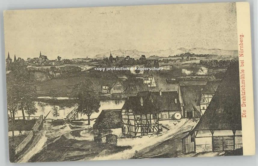 NueRNBERG CITY rahtziehmuehle * 1910