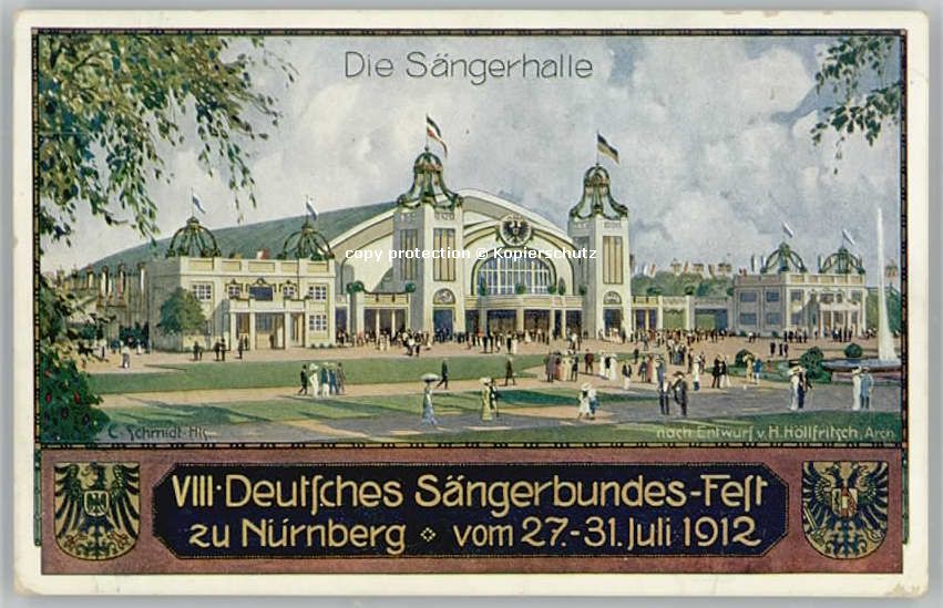 Nuernberg ängerbundesfest x 1912