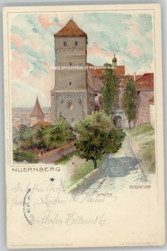 Nuernberg eidenturm x 1903
