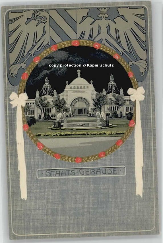 Nuernberg Nuernberg Staats-Gebaeude Praegedruck *