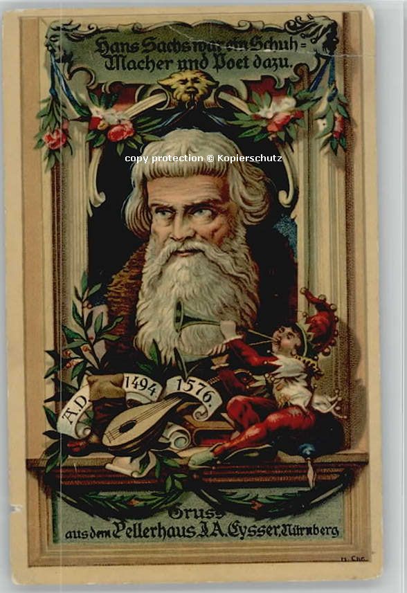 Nuernberg ans Sachs Pellerhaus * 1910