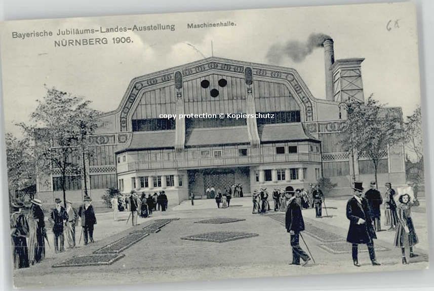 Nuernberg ayerische Jubiläums-Ausstellung Maschin