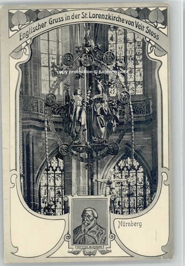 NueRNBERG CITY t. Lorenzkirche * 1910